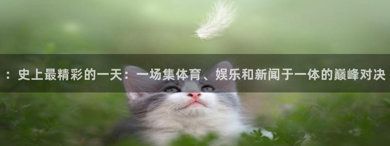 ：史上最精彩的一天：一场集体育、娱乐和新闻于一体的巅峰对决