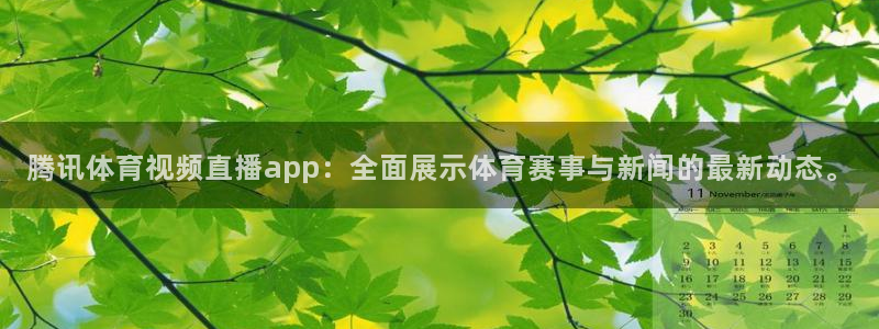 腾讯体育视频直播app：全面展示体育赛事与新闻的最新动态。